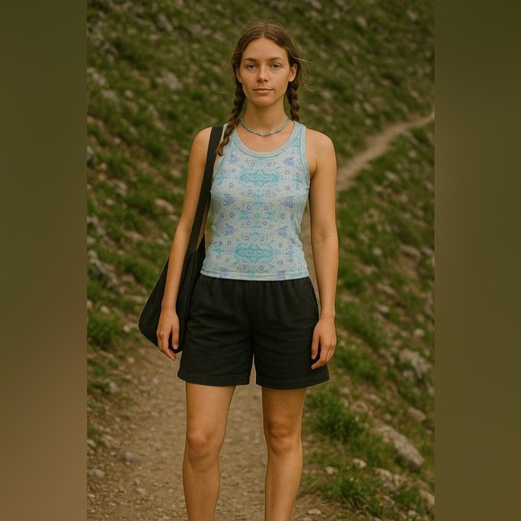 Columbia active fit water color‎ bold print tanktop - Picture 5 of 5